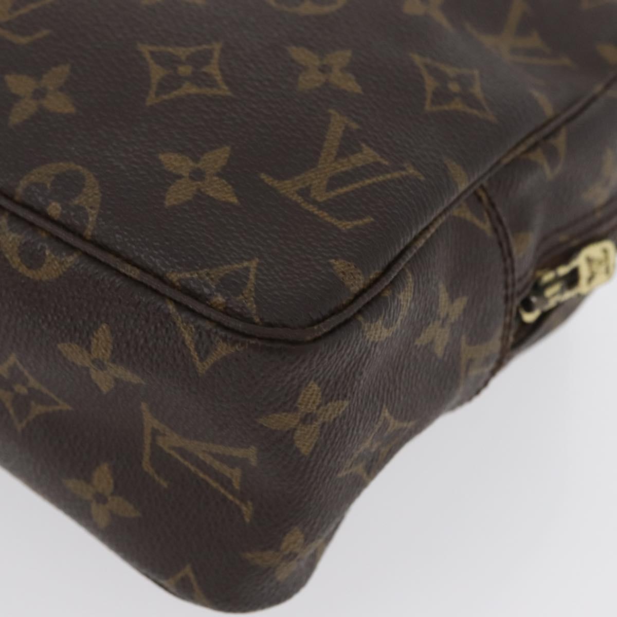 LOUIS VUITTON Monogram Trousse Toilette 28 Clutch Bag M47522 LV Auth 172980