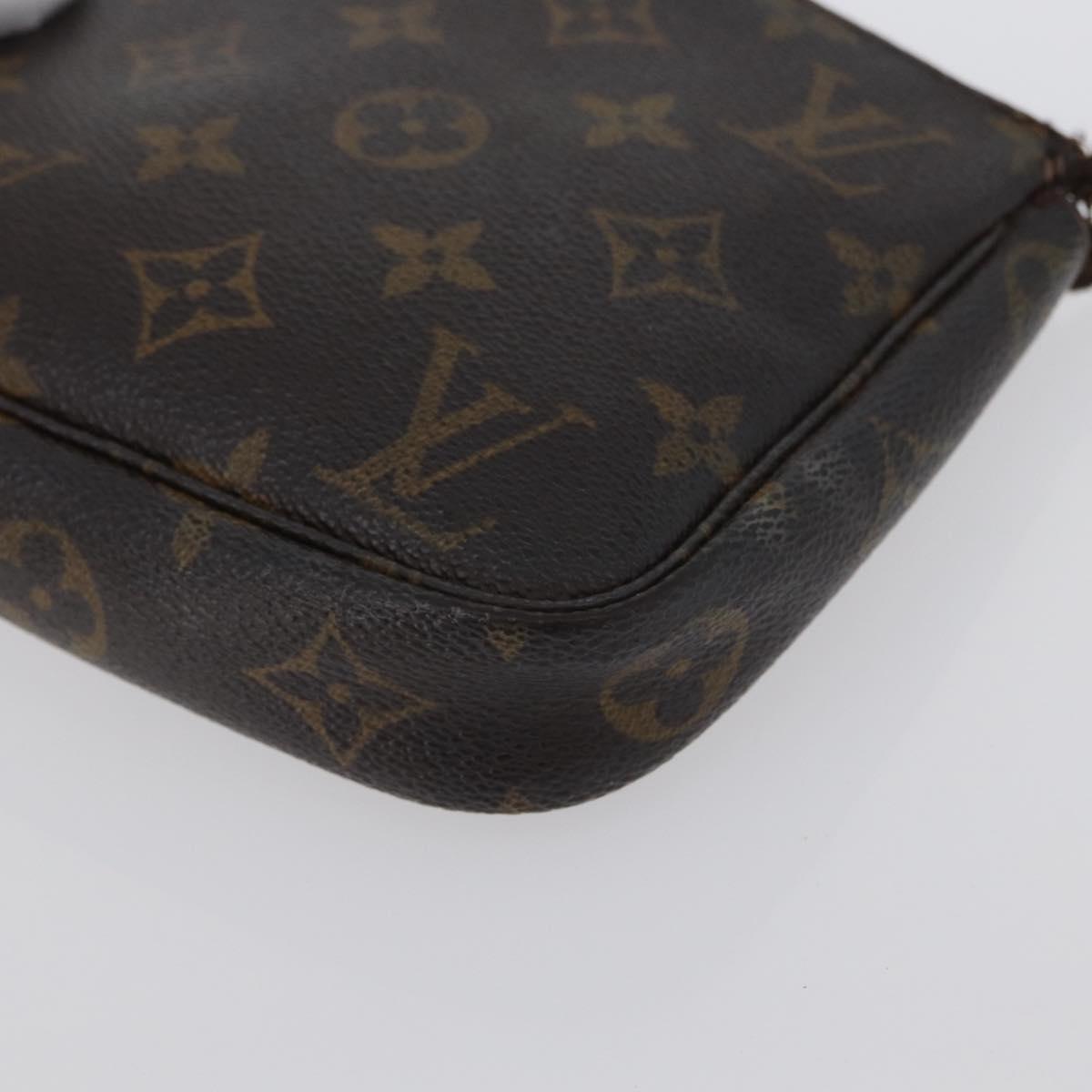 LOUIS VUITTON Monogram Pochette Accessoires Pouch M51980 LV Auth 172982