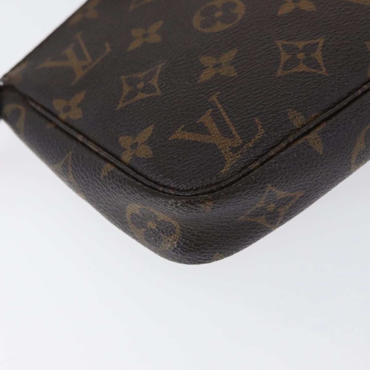 LOUIS VUITTON Monogram Pochette Accessoires Pouch M51980 LV Auth 172982