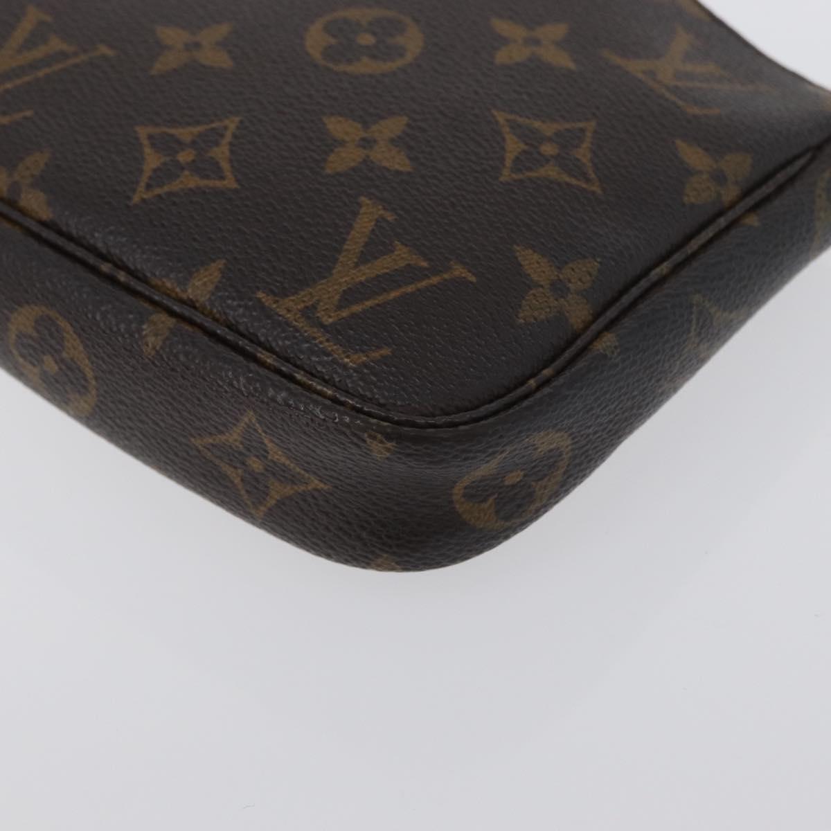 LOUIS VUITTON Monogram Pochette Accessoires Pouch M51980 LV Auth 172982