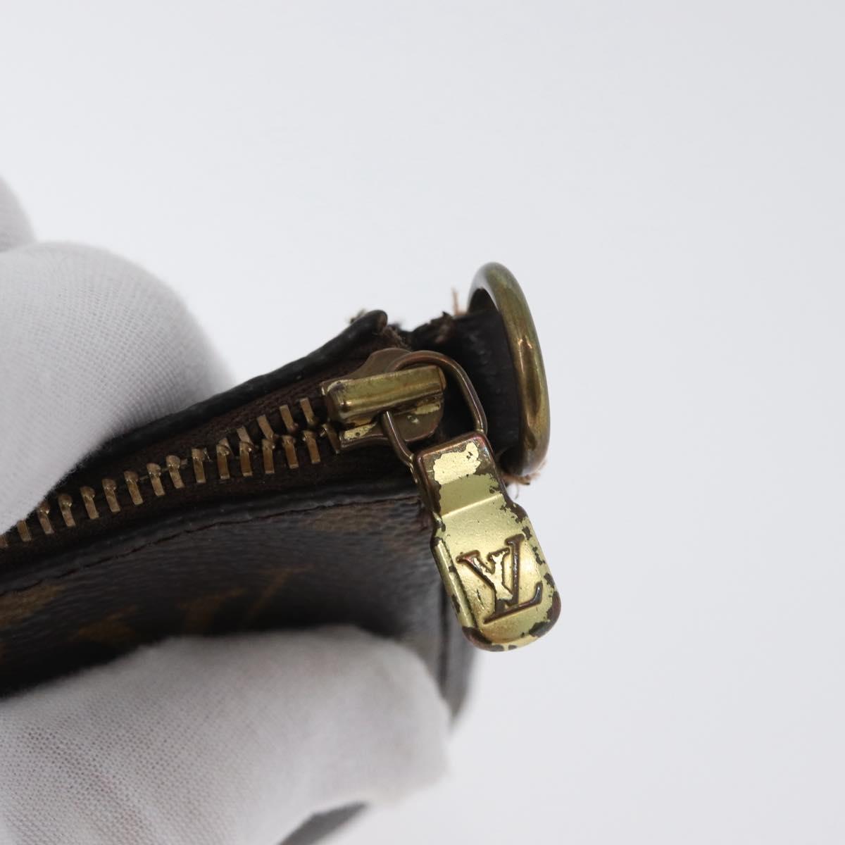 LOUIS VUITTON Monogram Pochette Accessoires Pouch M51980 LV Auth 172982