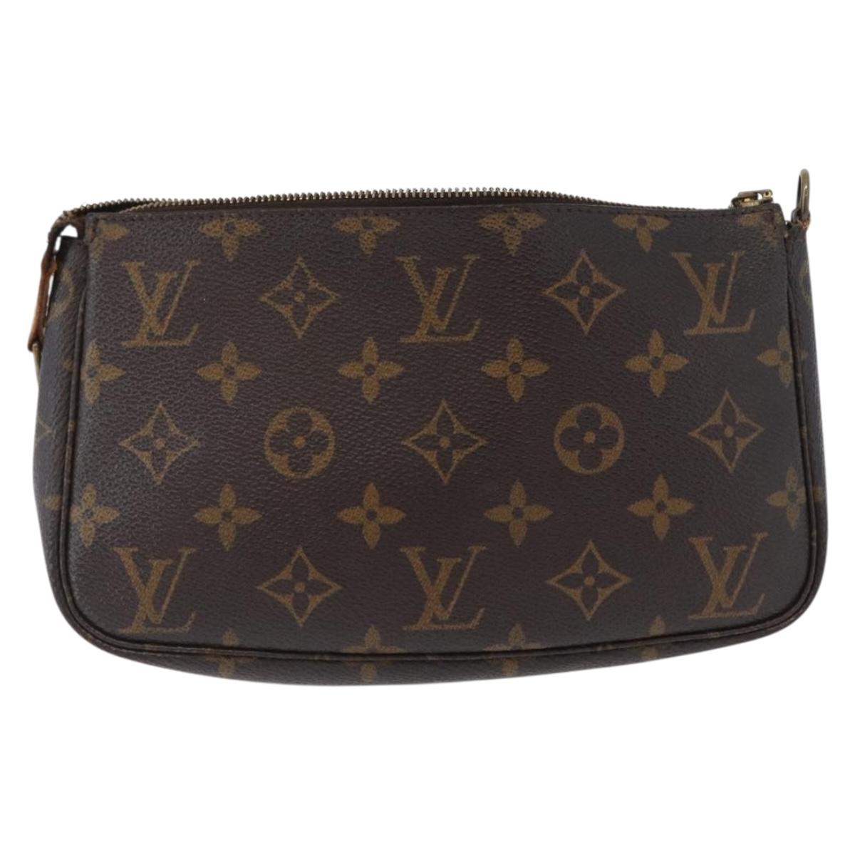 LOUIS VUITTON Monogram Pochette Accessoires Pouch M51980 LV Auth 172982