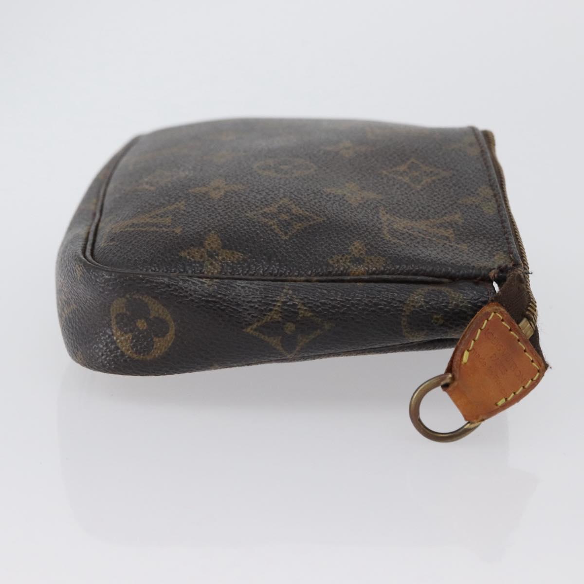 LOUIS VUITTON Monogram Pochette Accessoires Pouch M51980 LV Auth 172982