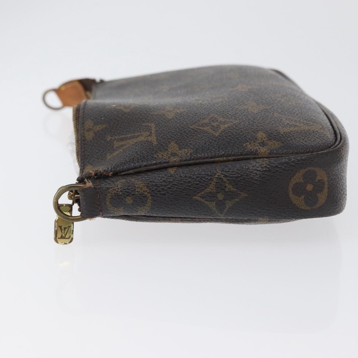 LOUIS VUITTON Monogram Pochette Accessoires Pouch M51980 LV Auth 172982