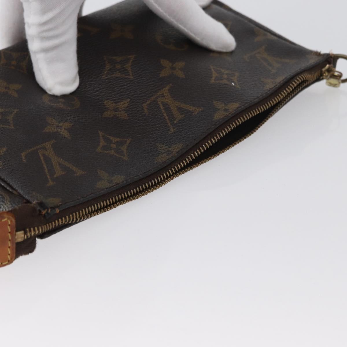 LOUIS VUITTON Monogram Pochette Accessoires Pouch M51980 LV Auth 172982