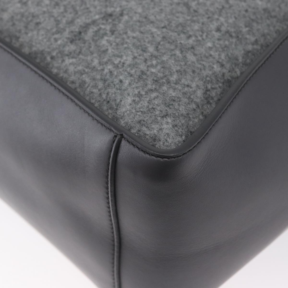 Stella MacCartney Tote Bag polyester Gray Silver Auth 172985