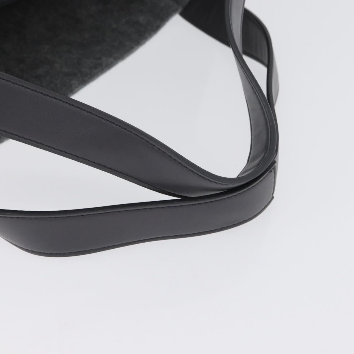 Stella MacCartney Tote Bag polyester Gray Silver Auth 172985