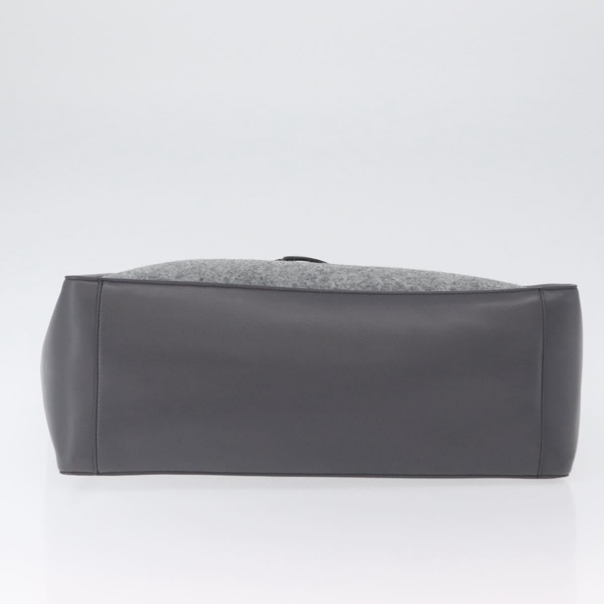 Stella MacCartney Tote Bag polyester Gray Silver Auth 172985