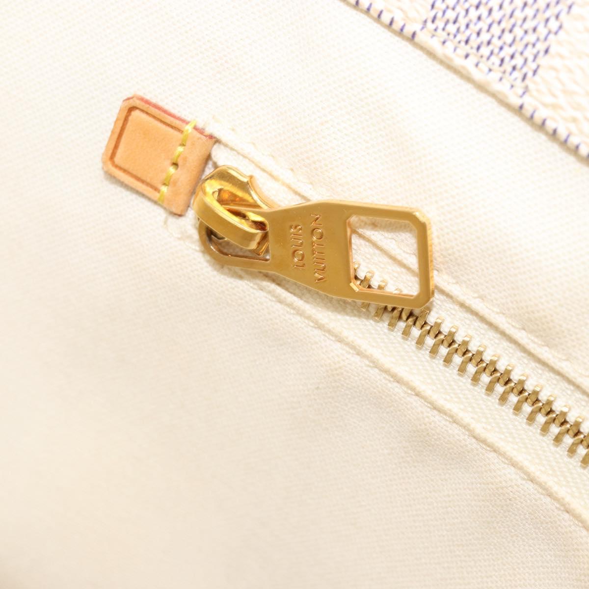 LOUIS VUITTON Damier Azur Cabas MM Shoulder Bag N41375 LV Auth 172990