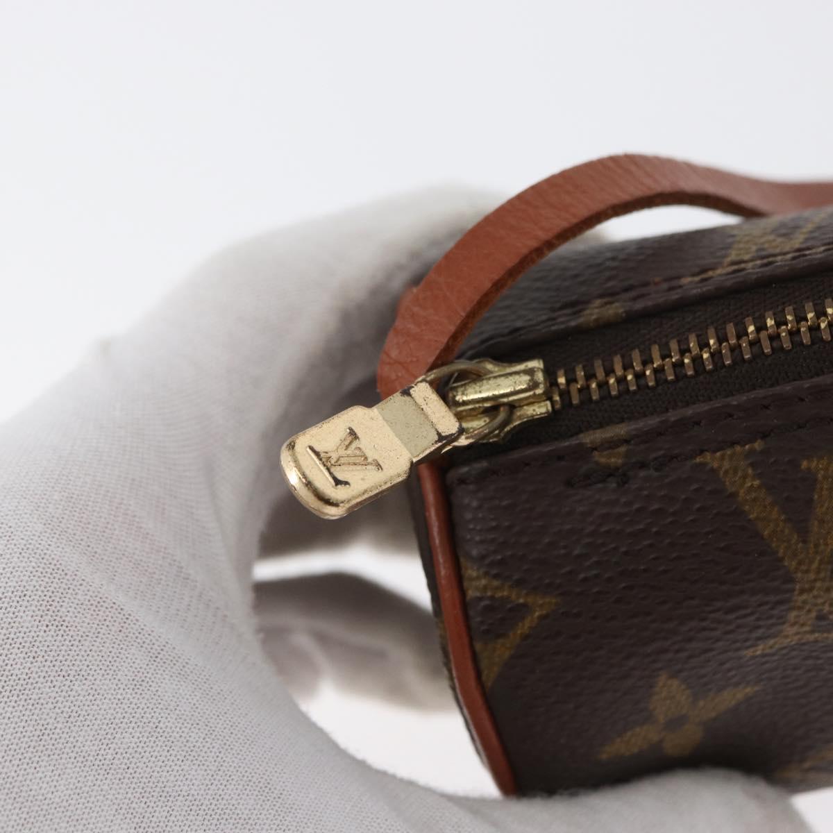 LOUIS VUITTON Monogram Papillon Pouch LV Auth 173008A