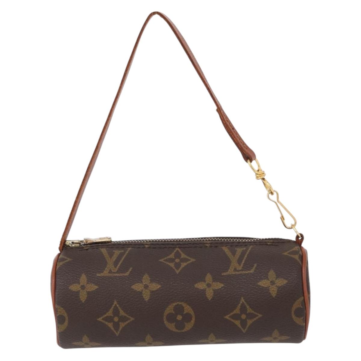 LOUIS VUITTON Monogram Papillon Pouch LV Auth 173008A
