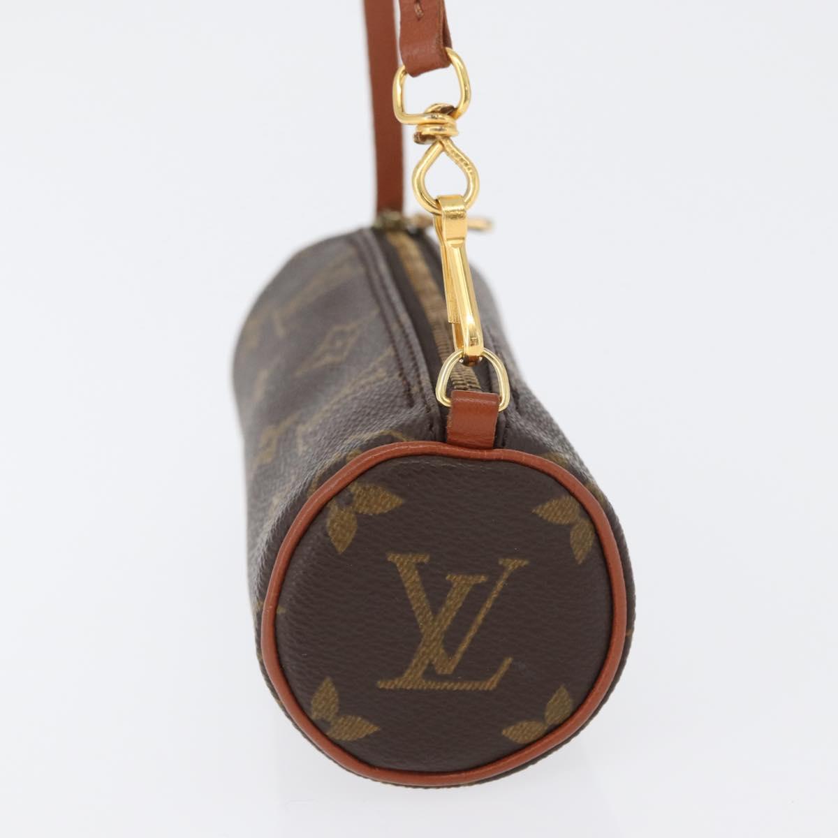 LOUIS VUITTON Monogram Papillon Pouch LV Auth 173008A