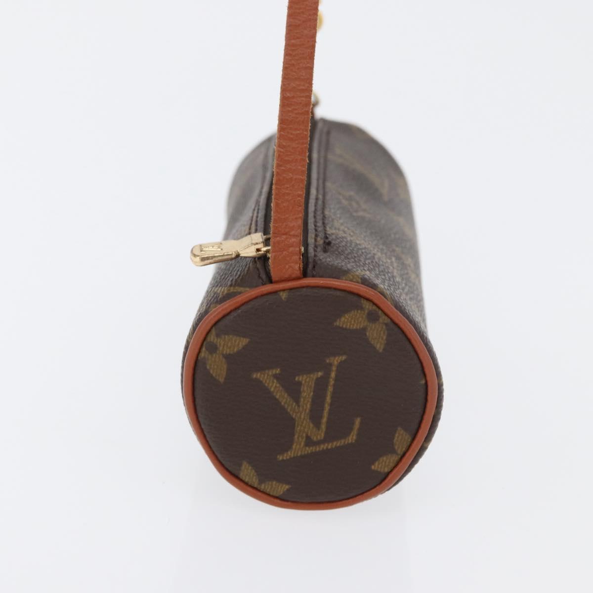 LOUIS VUITTON Monogram Papillon Pouch LV Auth 173008A