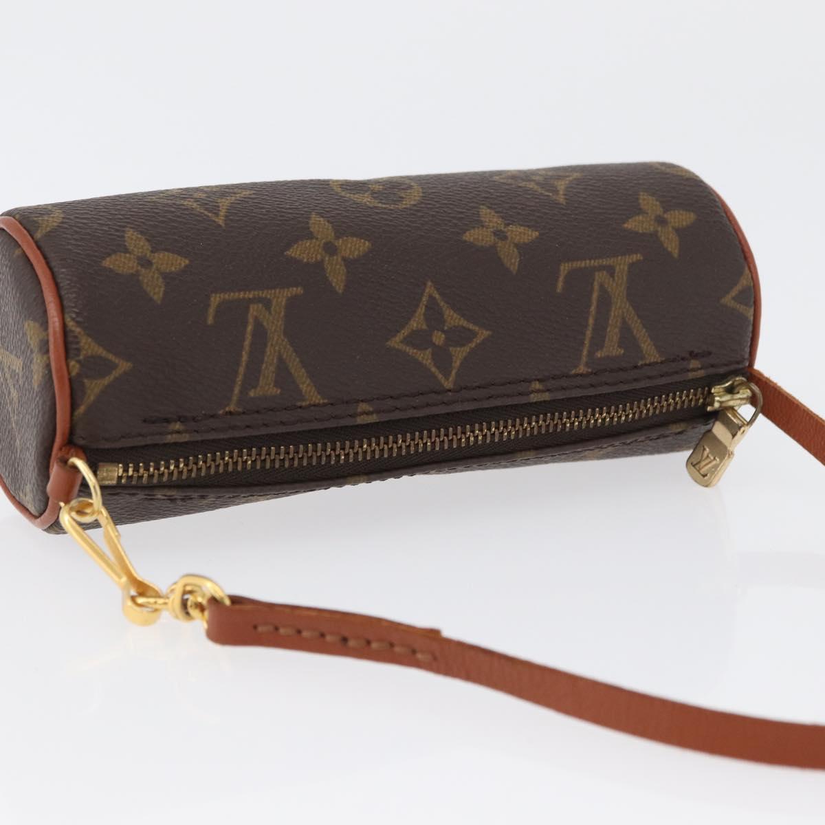 LOUIS VUITTON Monogram Papillon Pouch LV Auth 173008A