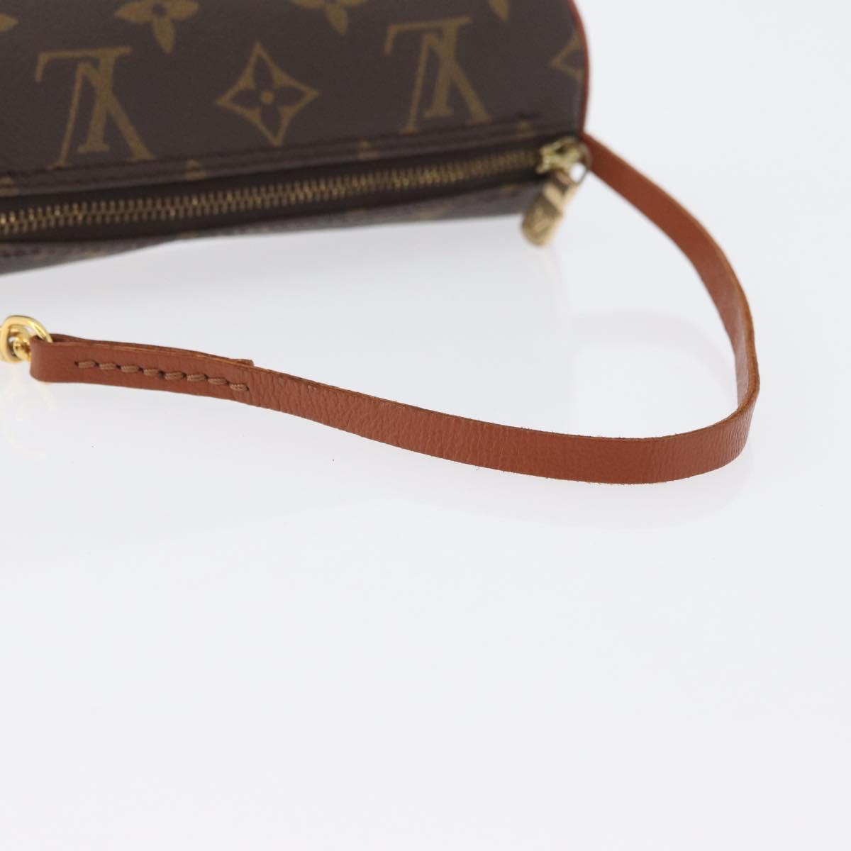 LOUIS VUITTON Monogram Papillon Pouch LV Auth 173008A