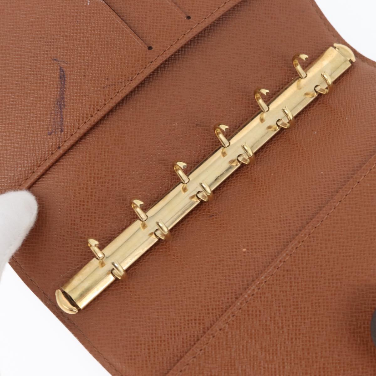 LOUIS VUITTON Monogram Agenda PM Day Planner Cover R20005 LV Auth 173009
