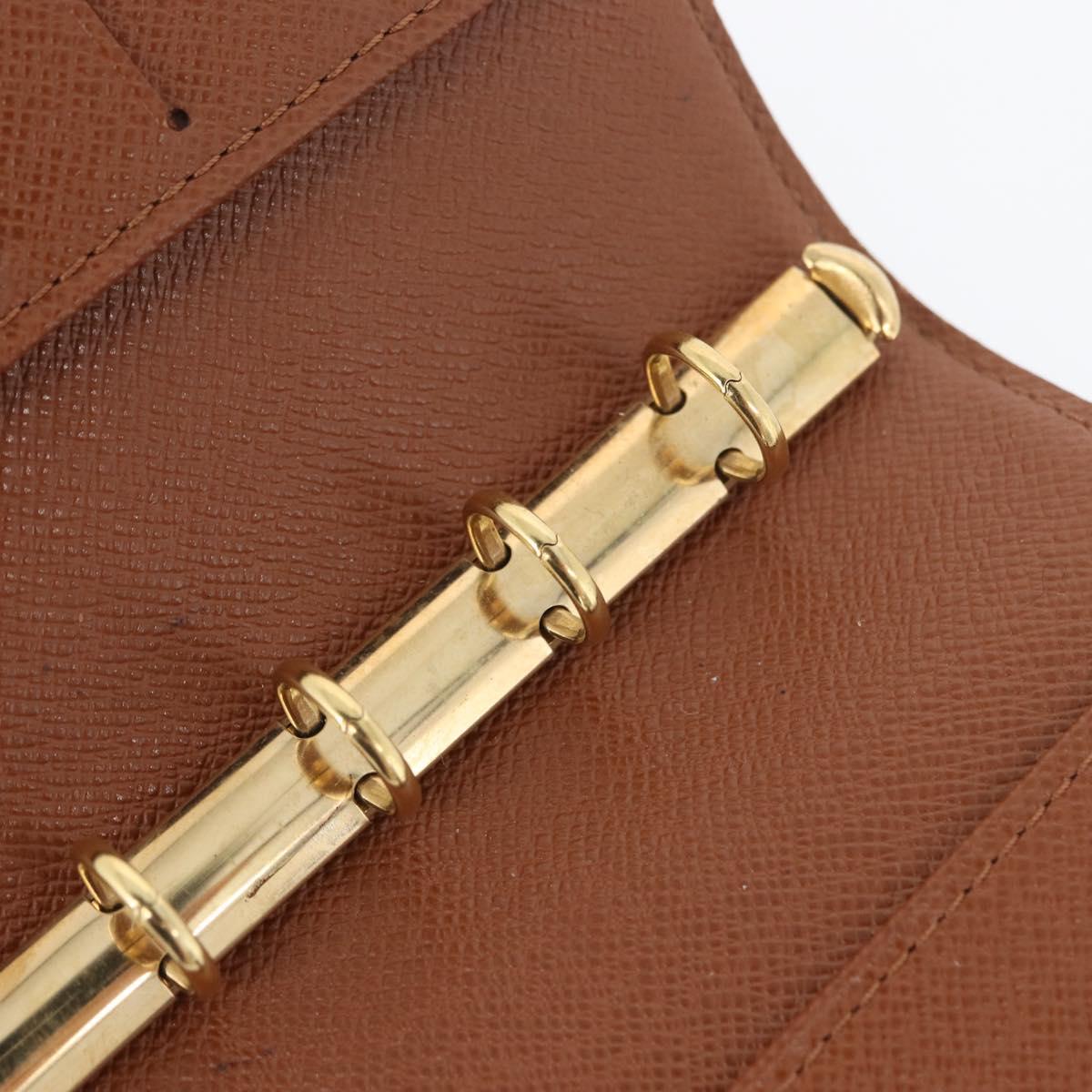 LOUIS VUITTON Monogram Agenda PM Day Planner Cover R20005 LV Auth 173009