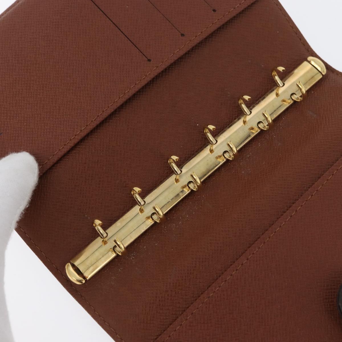 LOUIS VUITTON Monogram Agenda PM Day Planner Cover R20005 LV Auth 173010
