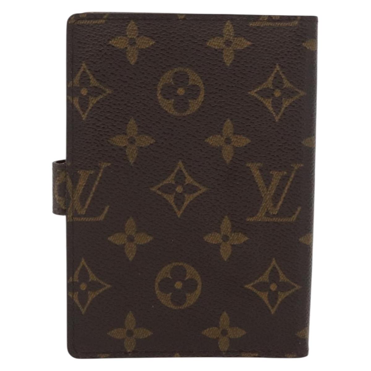 LOUIS VUITTON Monogram Agenda PM Day Planner Cover R20005 LV Auth 173010