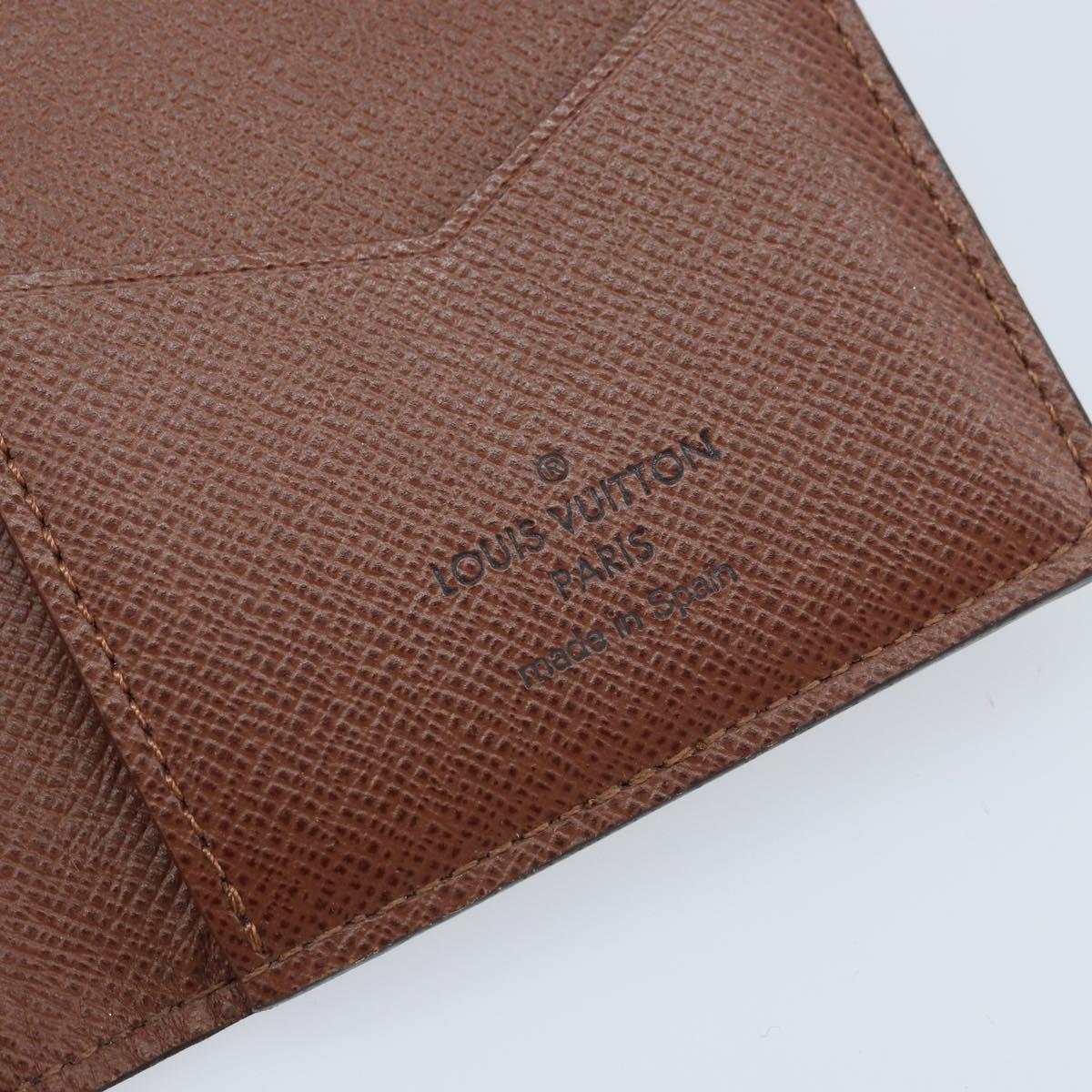 LOUIS VUITTON Monogram Organizer De Poch Card Case M60502 LV Auth 173014SAM