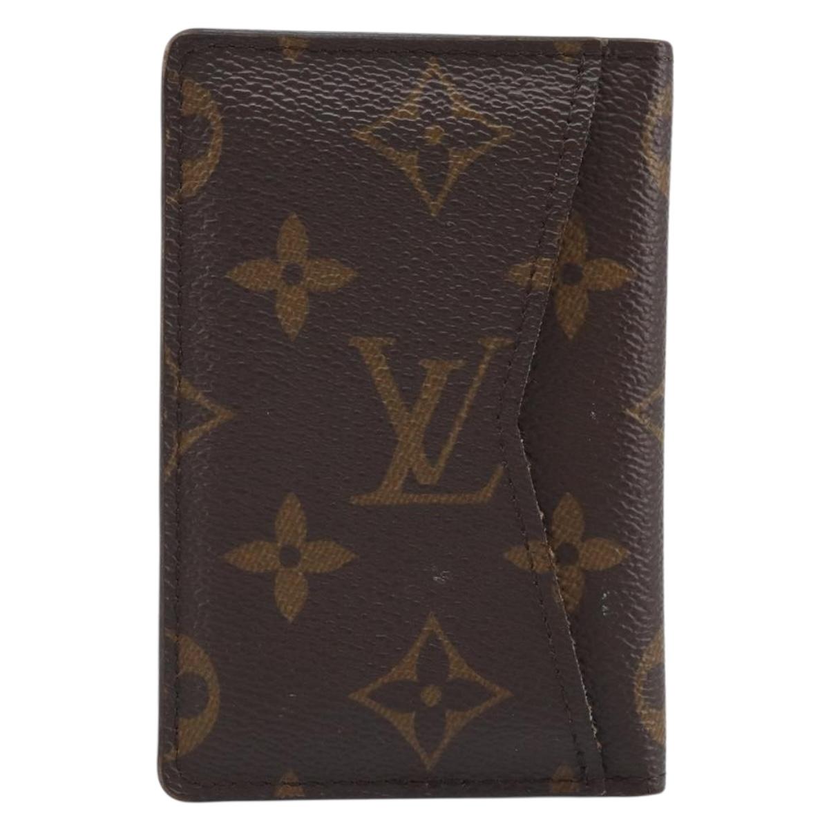 LOUIS VUITTON Monogram Organizer De Poch Card Case M60502 LV Auth 173014SAM