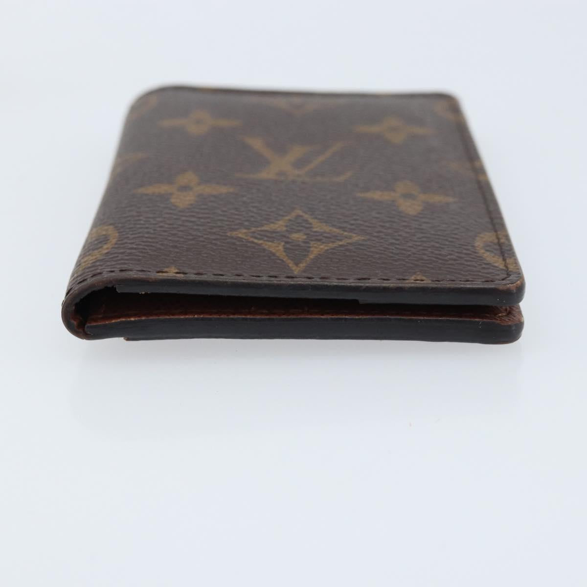LOUIS VUITTON Monogram Organizer De Poch Card Case M60502 LV Auth 173014SAM