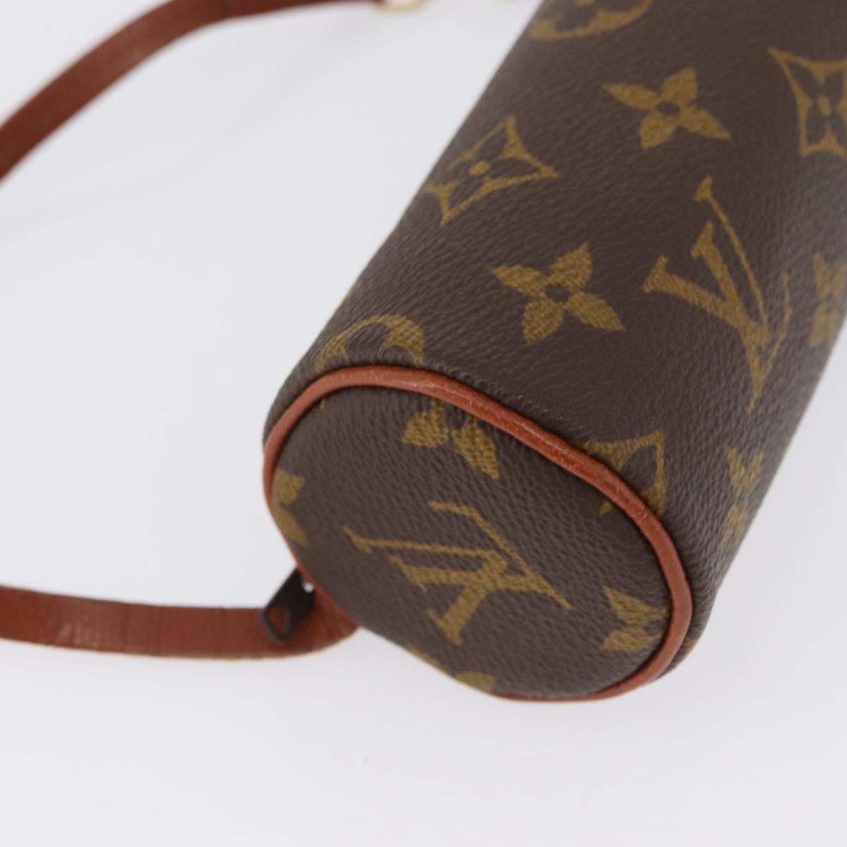 LOUIS VUITTON Monogram Papillon Pouch LV Auth 173023A
