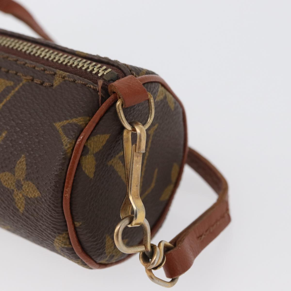 LOUIS VUITTON Monogram Papillon Pouch LV Auth 173023A