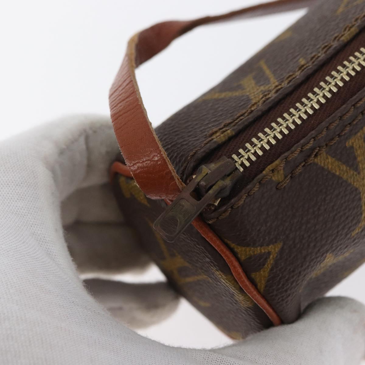 LOUIS VUITTON Monogram Papillon Pouch LV Auth 173023A