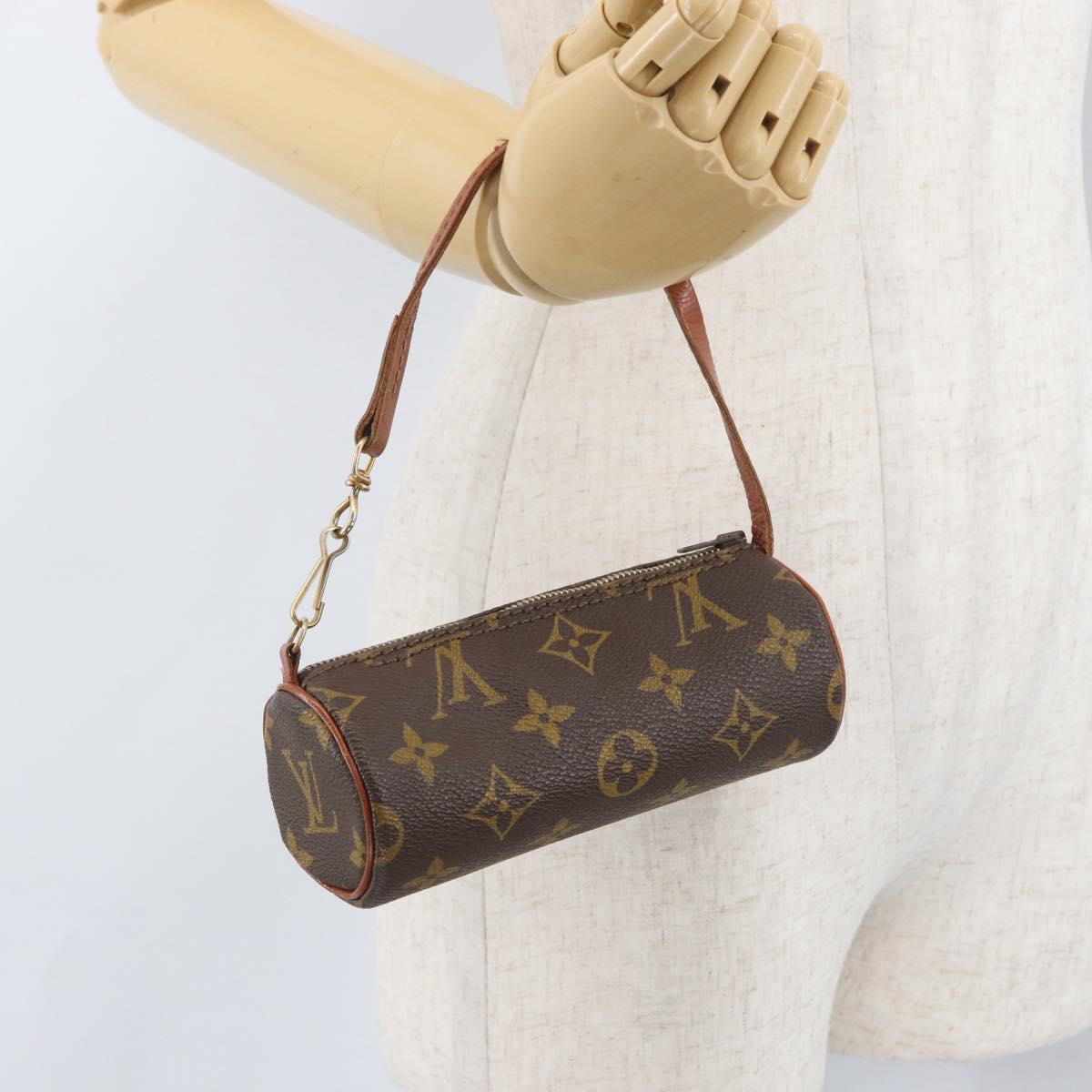 LOUIS VUITTON Monogram Papillon Pouch LV Auth 173023A