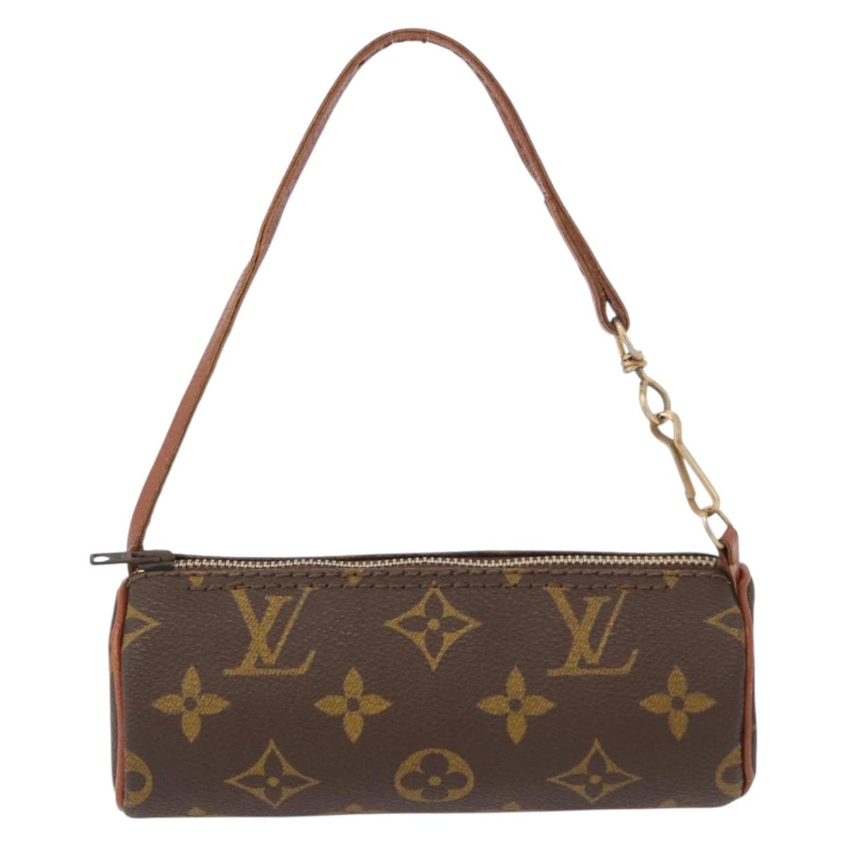 LOUIS VUITTON Monogram Papillon Pouch LV Auth 173023A