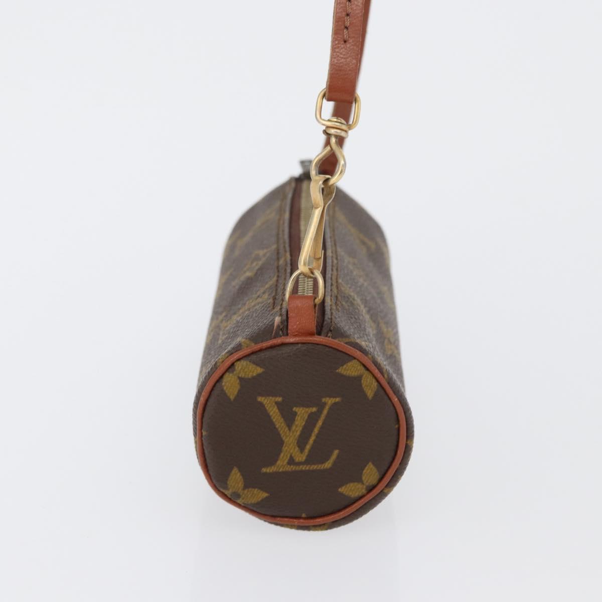 LOUIS VUITTON Monogram Papillon Pouch LV Auth 173023A