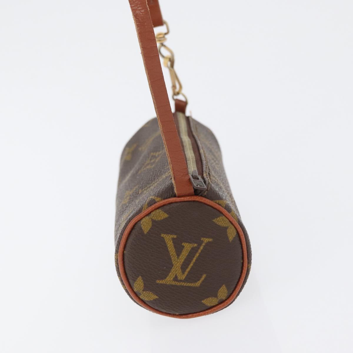 LOUIS VUITTON Monogram Papillon Pouch LV Auth 173023A