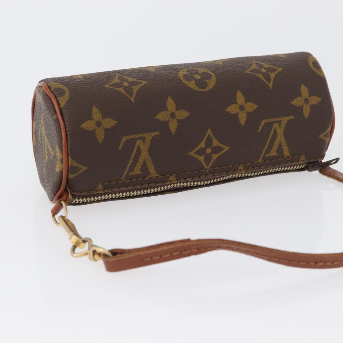 LOUIS VUITTON Monogram Papillon Pouch LV Auth 173023A