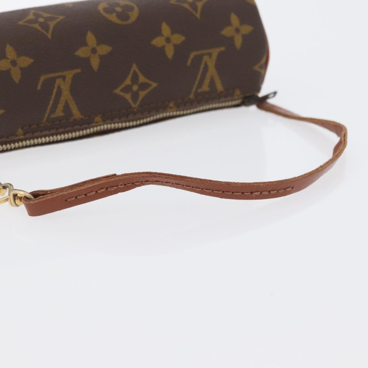LOUIS VUITTON Monogram Papillon Pouch LV Auth 173023A
