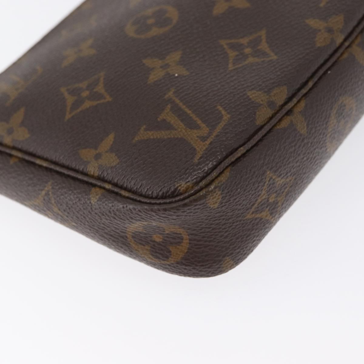 LOUIS VUITTON Monogram Pochette Accessoires Pouch M51980 LV Auth 173026A