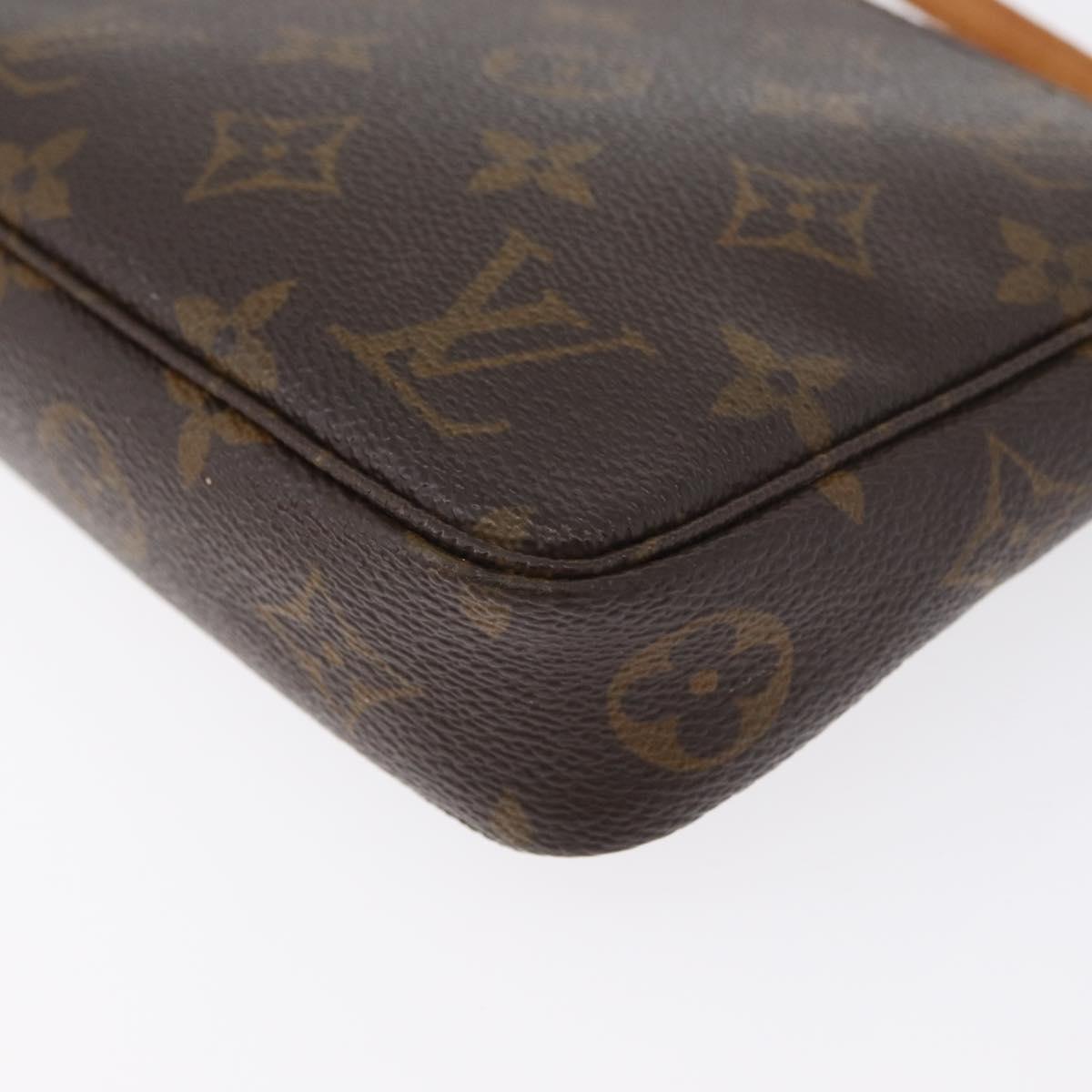 LOUIS VUITTON Monogram Pochette Accessoires Pouch M51980 LV Auth 173026A