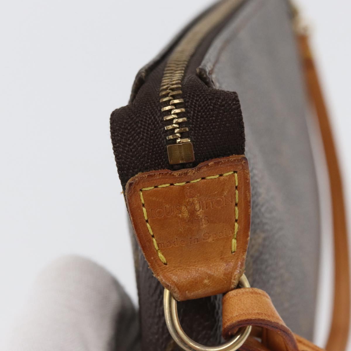 LOUIS VUITTON Monogram Pochette Accessoires Pouch M51980 LV Auth 173026A