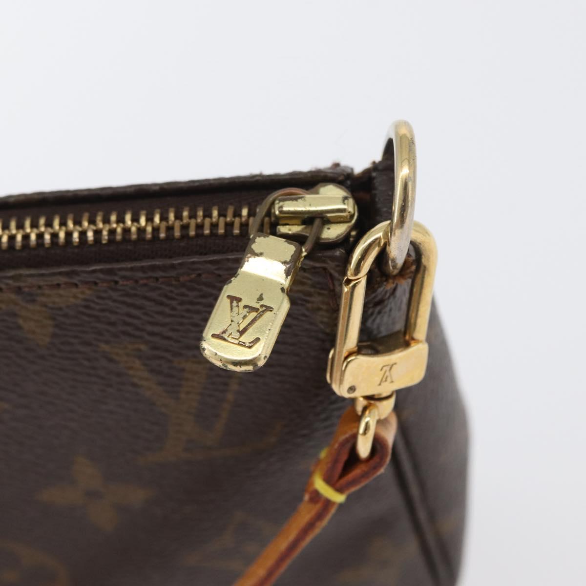 LOUIS VUITTON Monogram Pochette Accessoires Pouch M51980 LV Auth 173026A