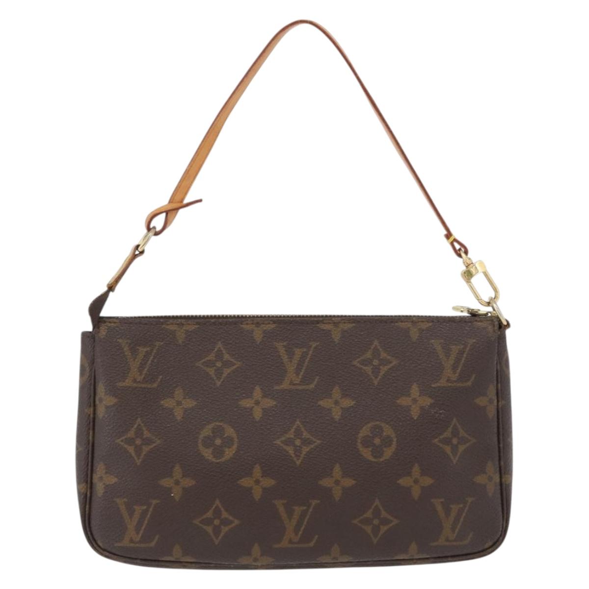 LOUIS VUITTON Monogram Pochette Accessoires Pouch M51980 LV Auth 173026A