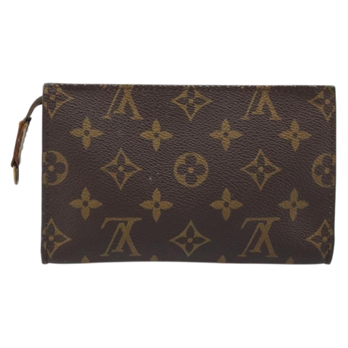 LOUIS VUITTON Monogram Bucket PM Accessory Pouch LV Auth 173037