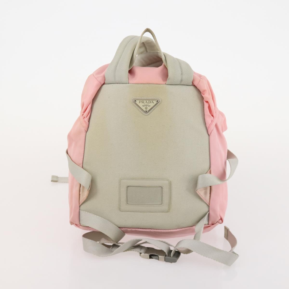 PRADA Shoulder Bag Nylon 3 Set Black Pink Auth 173043