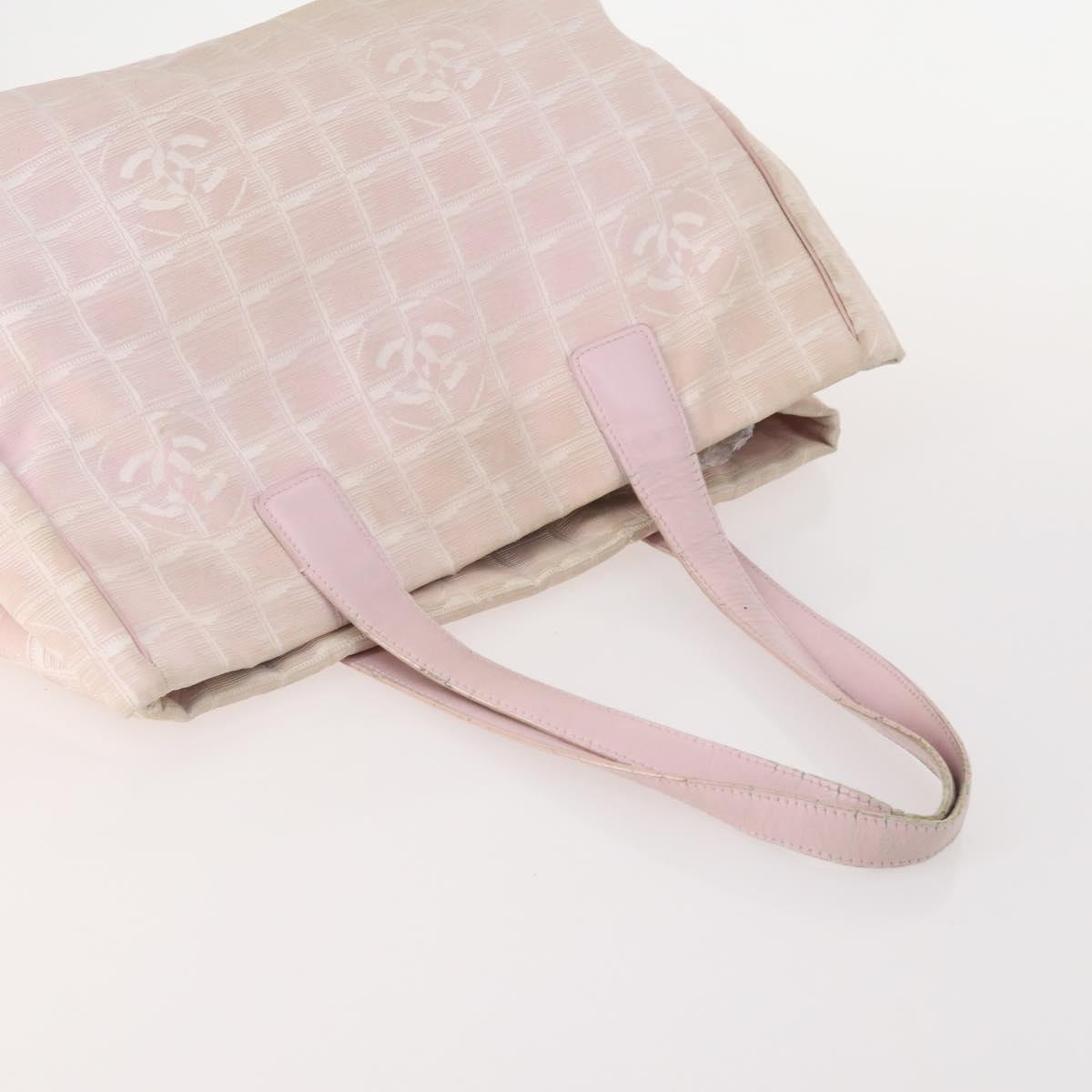 CHANEL Burberry Bulgari Tote Bag Nylon PVC 3 Set Black Beige pink CC Auth 173047