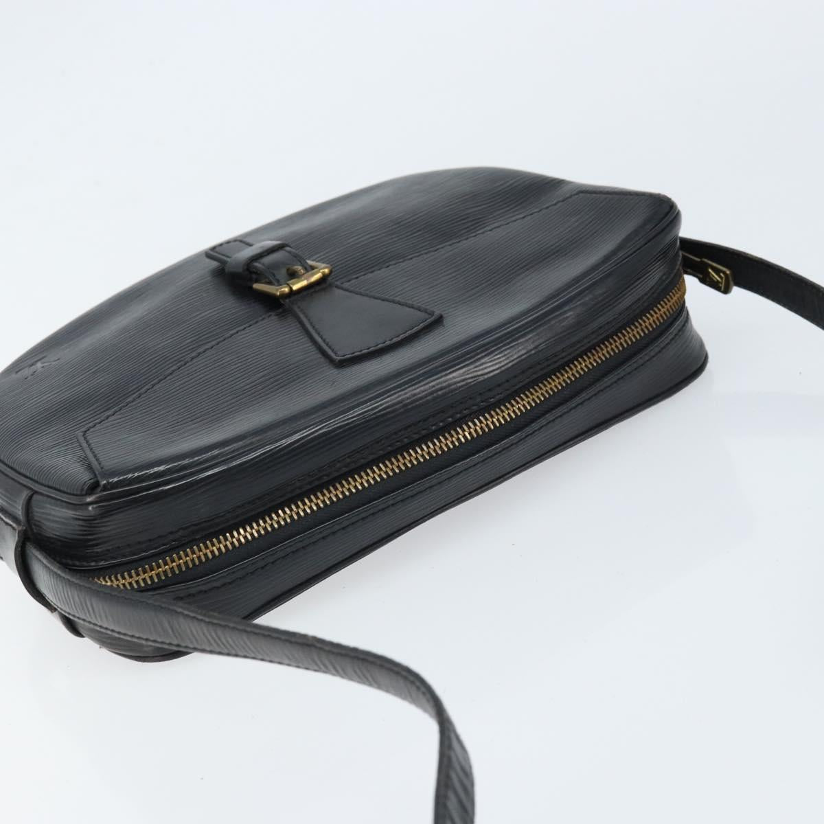 LOUIS VUITTON Epi Jeune Fille MM Shoulder Bag Black M52152 LV Auth 173105