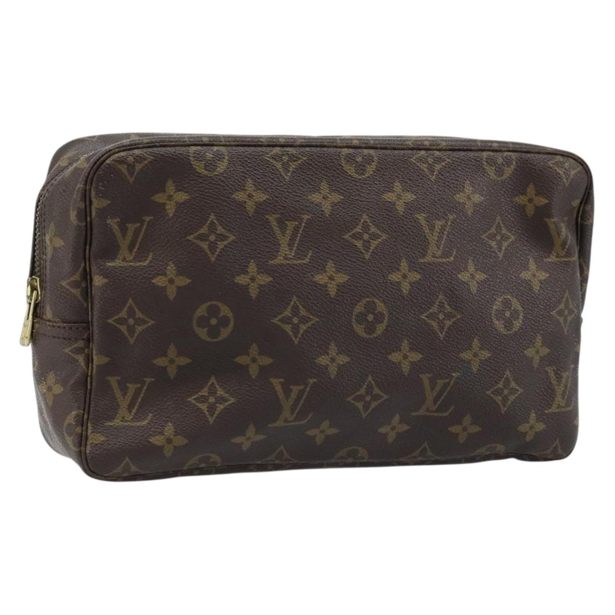 LOUIS VUITTON Monogram Trousse Toilette 28 Clutch Bag M47522 LV Auth 173107