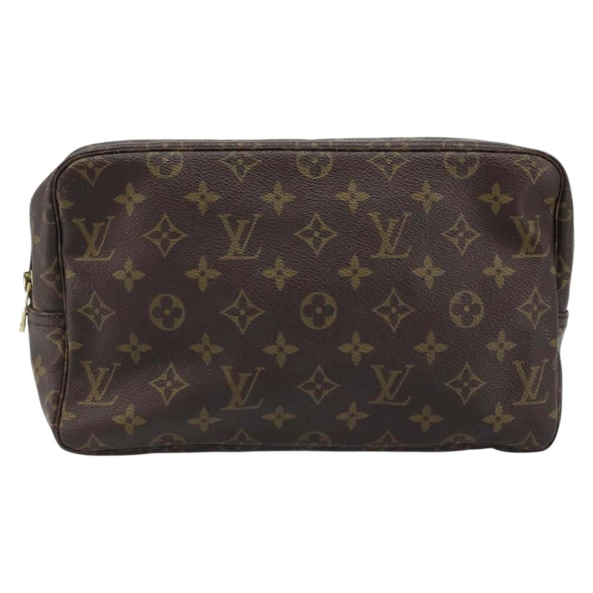 LOUIS VUITTON Monogram Trousse Toilette 28 Clutch Bag M47522 LV Auth 173107
