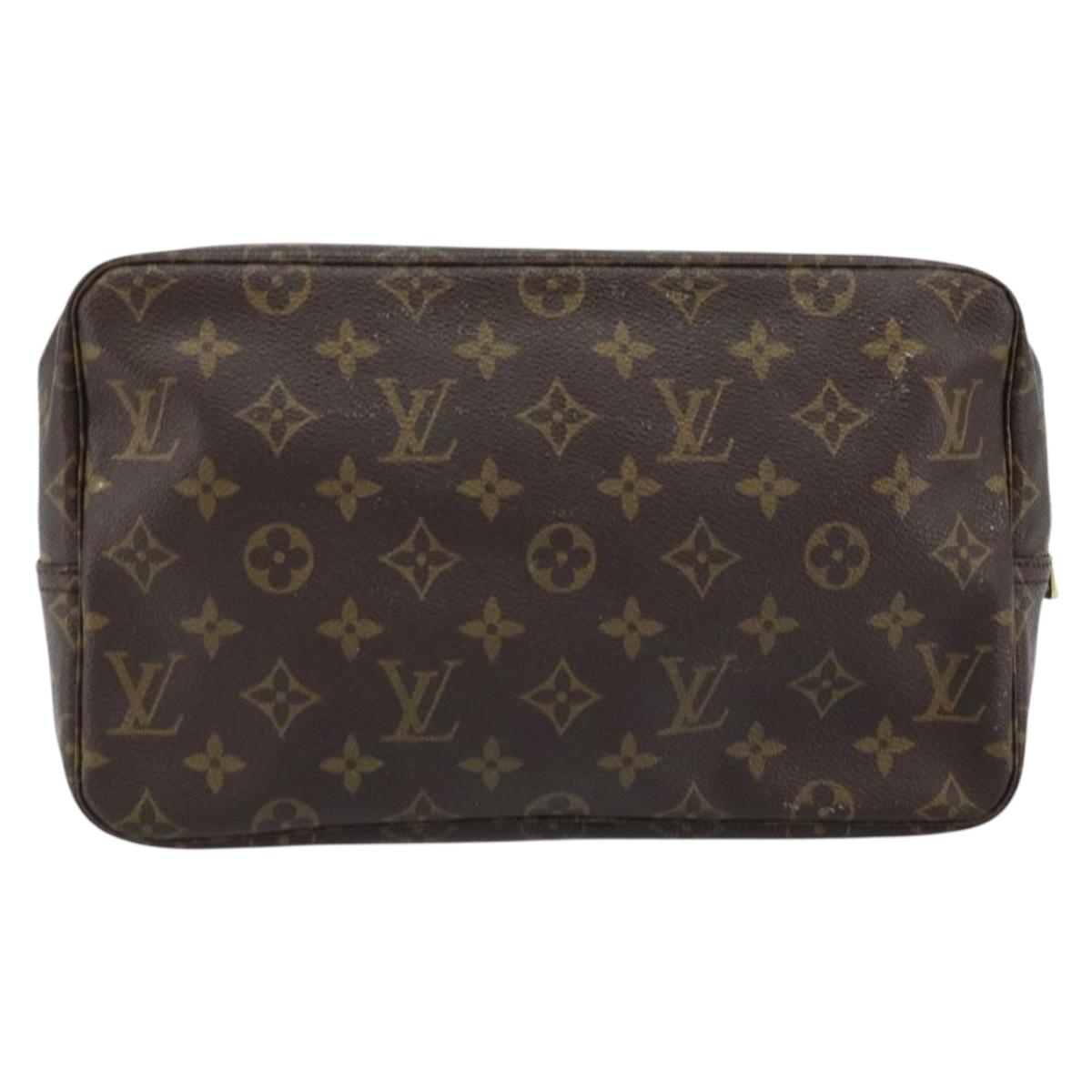 LOUIS VUITTON Monogram Trousse Toilette 28 Clutch Bag M47522 LV Auth 173107