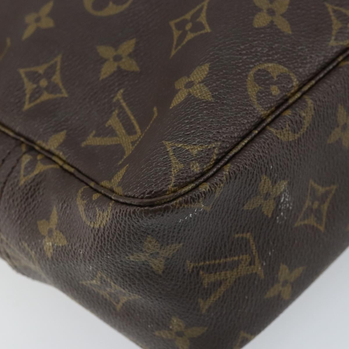LOUIS VUITTON Monogram Trousse Toilette 28 Clutch Bag M47522 LV Auth 173107