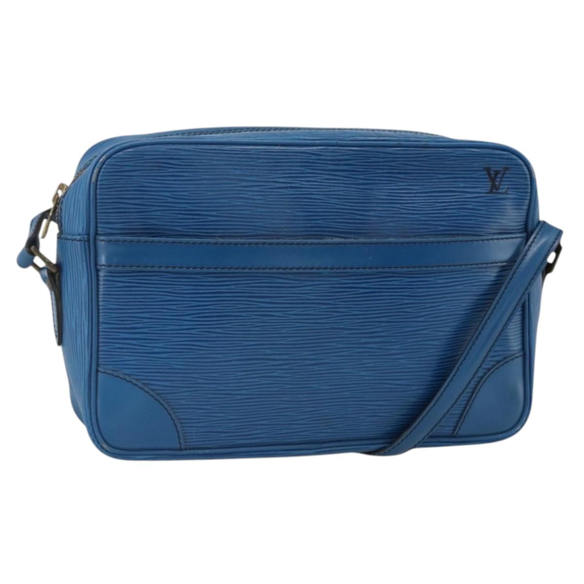 LOUIS VUITTON Epi Trocadero 27 Shoulder Bag Blue M52315 LV Auth 173111