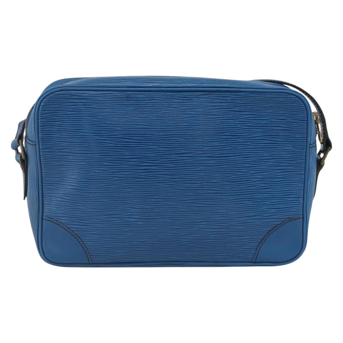 LOUIS VUITTON Epi Trocadero 27 Shoulder Bag Blue M52315 LV Auth 173111